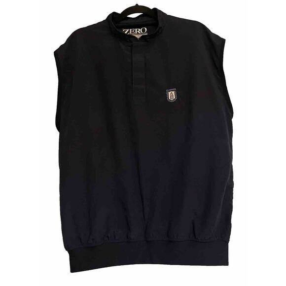 Zero Restriction Golf Vest 1/4 Snap Up USA Made Athletic‎ Fit Glenmoor Large - Picture 1 of 9